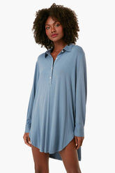 Coastal Blue Gisele Boyfriend Sleepshirt